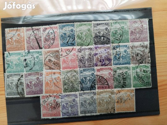 Régi "Aratós" Magyar bélyegek a 20-as évekből