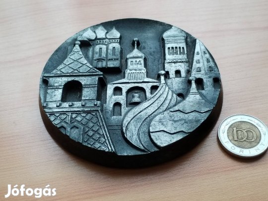 Régi "Moszkva Kreml" fém emlékérem ritka db