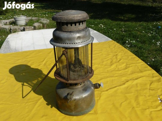Régi , retró kemping lámpa , viharlámpa