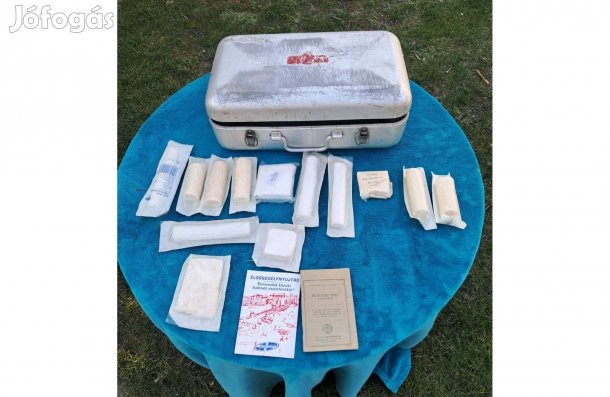 Régi, antik elsősegélydoboz, elsősegély doboz 8000 forintért eladó