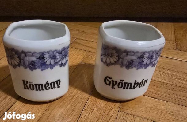 Régi, antik porcelán fűszertartó