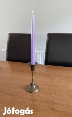Régi, antik réz gyertyatartó eladó Budán! 
