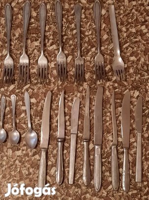 Régi, használt evőeszközök