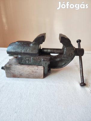 Régi, jelzett magyar 75-ös öntöttvas satu 