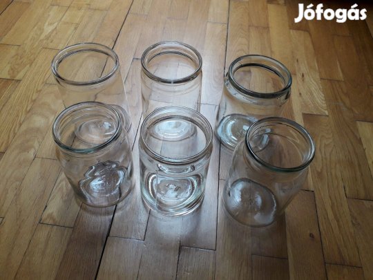Régi, retro befőttesüvegek, 0,5 l