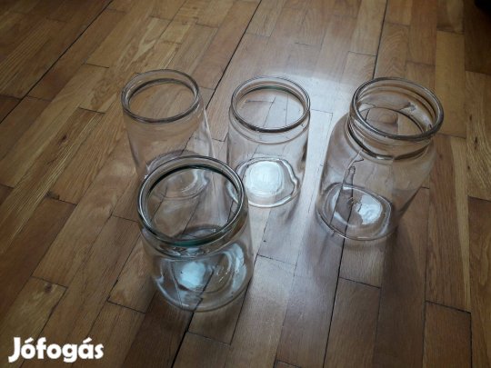 Régi, retro befőttesüvegek, 0,75 l