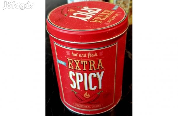 Régi, retro fém doboz 2 db., Coffee, Extra Spicy