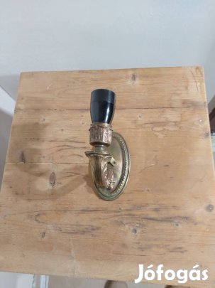 Régi, réz falikar, falilámpa