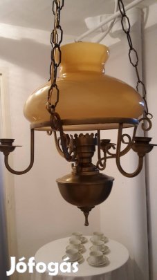 Régi, réz lüszterlámpa 