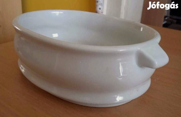 Régi, ritka éthordó tálja Zsolnay porcelán