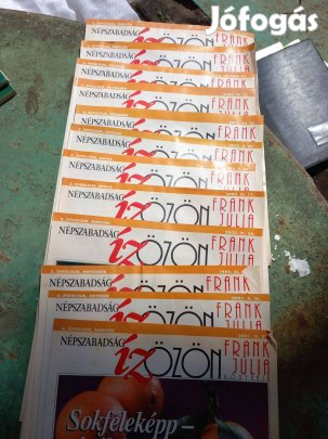 Régi a Népszabadság újság recept melléklete 6db-os csomagba