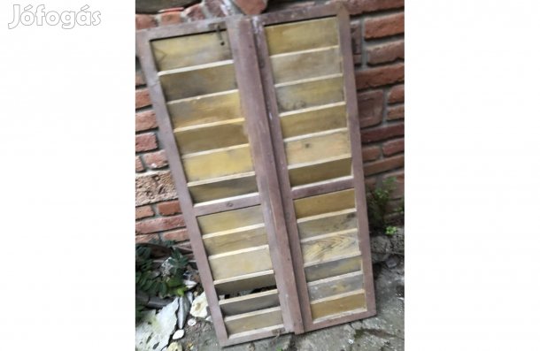 Régi ablak zsalugáter 15000 Ft/pár:Lenti