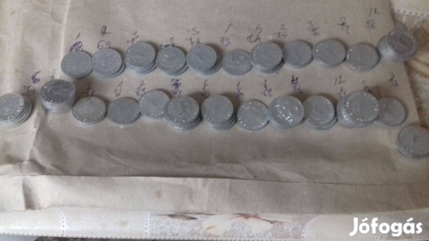 Régi alumínium 10 vagy 20 fillér 20db/csomagba