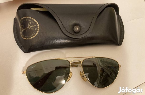 Régi amerikai fashion BL Ray Ban Tea cup ovál pilóta napszemüveg tok