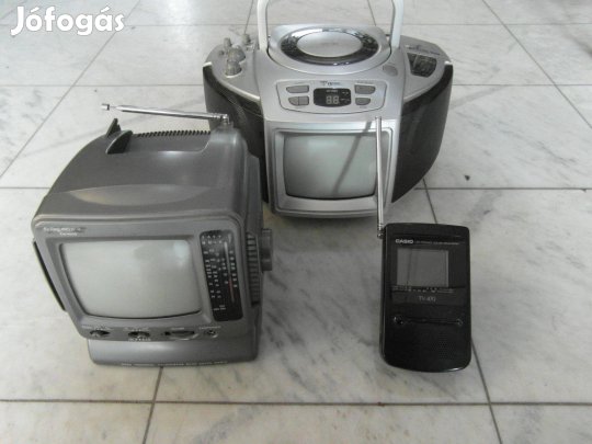 Régi analóg kis tv-k eladóak