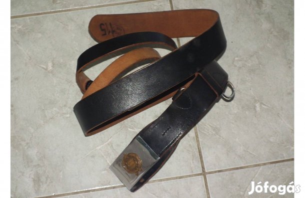 Régi antantszíj rendőrségi derékszíj katonai öv Kádár kori nr.3