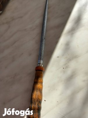 Régi antik késélező acél Német Dick márka