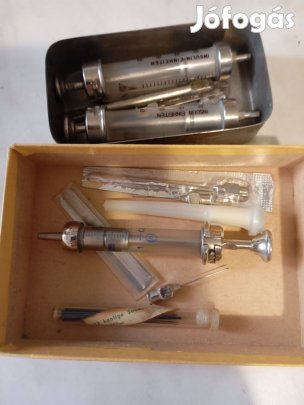 Régi antik orvosi fecskendő