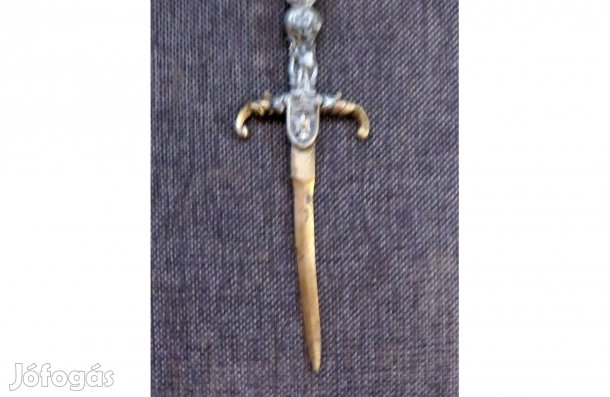 Régi antik réz levélbontó kés