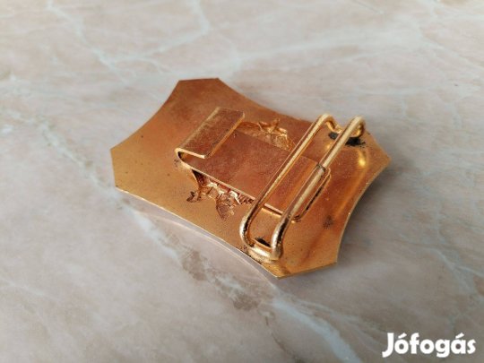 Régi aranyozott Magyar Katonai Tiszti övcsat