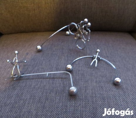 Régi asztali sielő egyensúlyozó játék 80-s évekből retro asztali dí