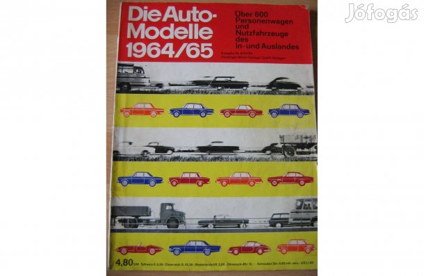 Régi autó katalógus eladó