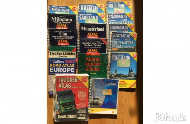 Régi autós atlaszok