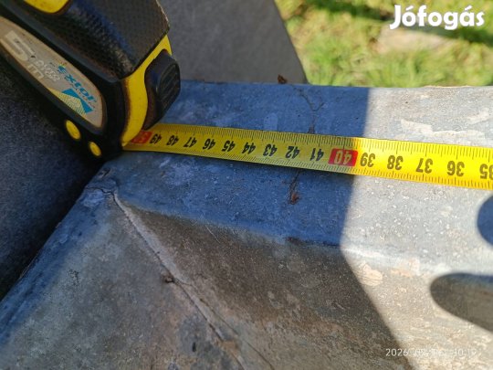 Régi bádog lemez kád