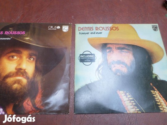 Régi bakelit lemez Demis Roussos 2 db