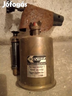 Régi benzin lámpa -forrasztó lámpa 