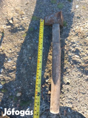 Régi bognár kalapács 35 cm iparos szerszám