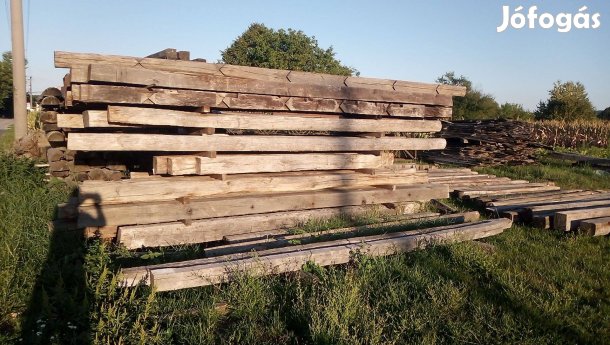 Régi bontott tölgy gerendák