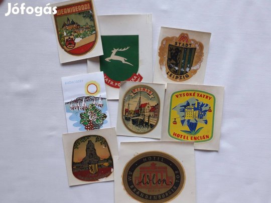 Régi bőröndmatricák