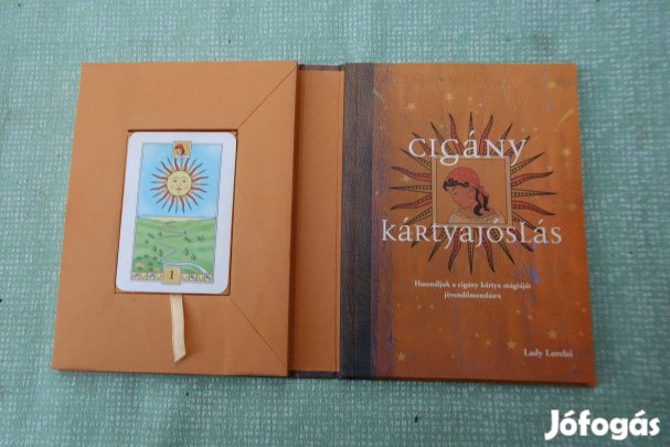 Régi cigánykártya originál használatlan leirással