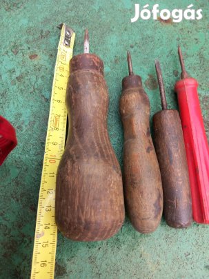 Régi cipész kézi szerszámok cipész ár fa nyéllel