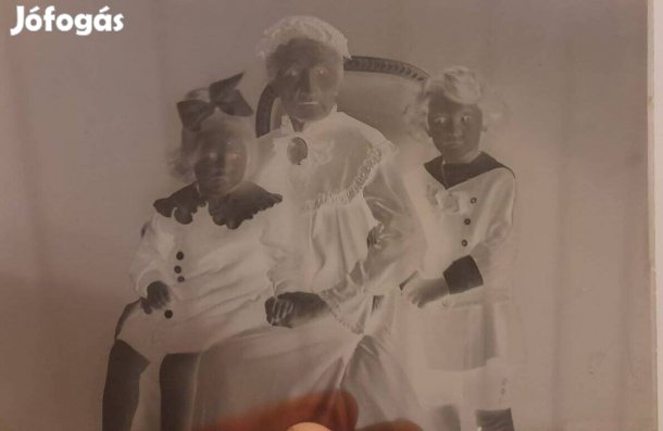 Régi családi fotók üvegnegatívon/üveglemezes fotónegatívok/kb. 25×18cm