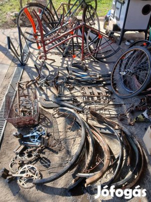Régi csepel túra,velence kerékpár alkatrészek egyben.