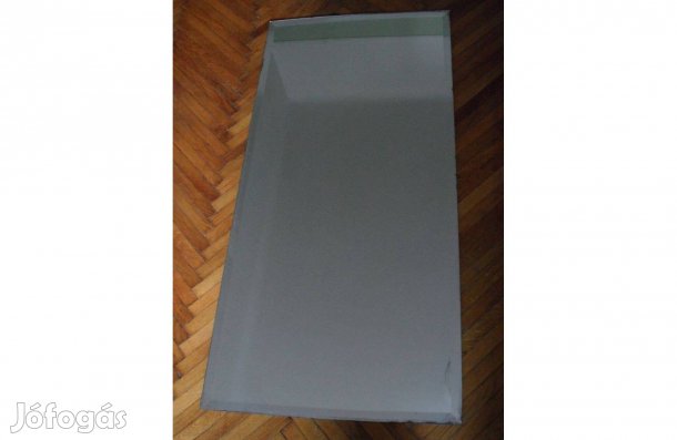 Régi csiszolt szekrény tükör ( 53 cm x 113 cm )