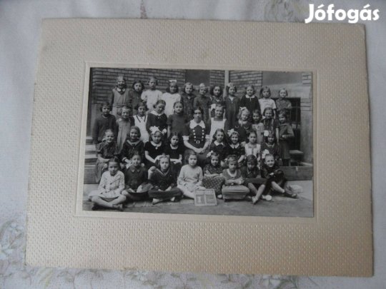 Régi csoportfénykép, osztálykép ( 1939 )