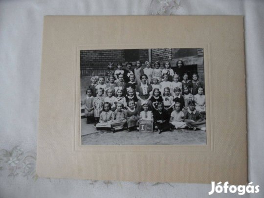 Régi csoportfénykép, osztálykép ( 1939 )