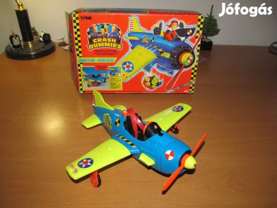 Régi dobozos Crash Dummies járgány: repülő (Tyco, 1992)