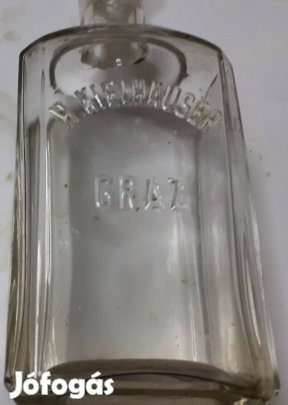 Régi étkezési üveg H. Kielhauser, Graz