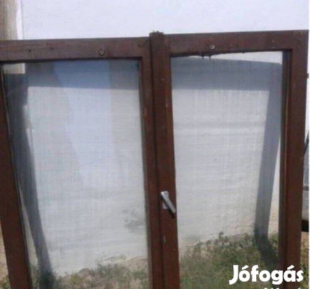 Régi fa ablak kétszárnyú 8 db népi stílus