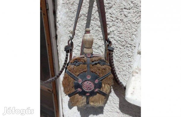 Régi fa dísz kulacs Eladó