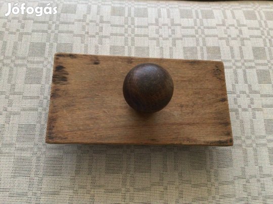 Régi fa itatós párna, tapper, íróasztali kellék eladó