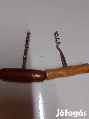 Régi fa nyelű dugó húzó hibátlan állapot