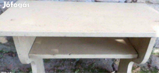 Régi fa polc fehér falipolc népi stílus