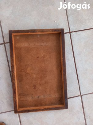 Régi fa tálca pl kenyértartóba 25x35cm