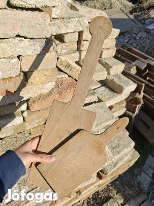 Régi fa vágódeszka 2 db egyben 