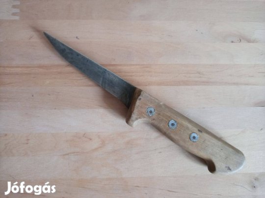 Régi fanyelű böllérkés konyhakés hentes böllér kés
